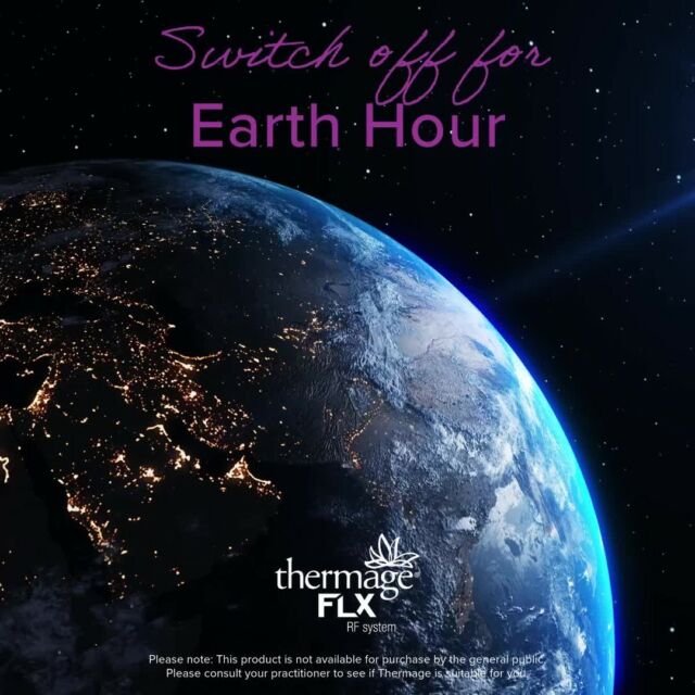 #SwitchOff for Earth Hour tonight (8.30-9.30pm AEST)

Earth Hour started in 2007 right here in Australia and has now grown to more than 7,000 cities in over 190 countries.

This years theme is #TimeOutForNature. 
Make sure you have registered your participation at https://www.earthhour.org.au/
@EarthHour_Australia

Tell us in the comments below how you are going to spend your Earth Hour tonight!

Please note: This product is not available for purchase by the general public. Please consult your practitioner to see if Thermage is suitable for you.

#EarthHour #EarthHour2024 #ForAllSkinKind #AllSkinTypes #Skin #SkinHealth #HealthySkin #Collagen #Thermage #ThermageFLX #ThermageAU #ThinkThermage #BeAnOriginal